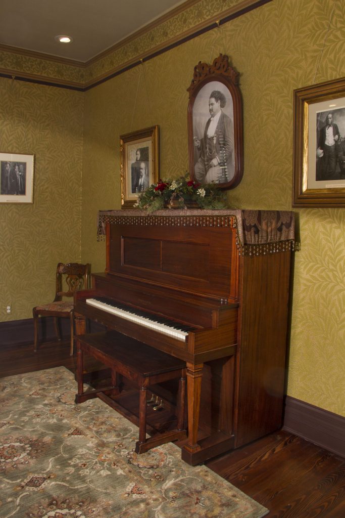 The Hudson player piano at the Blind Boone Home
